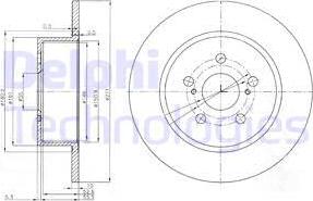 Delphi BG3922 - Kočioni disk www.molydon.hr