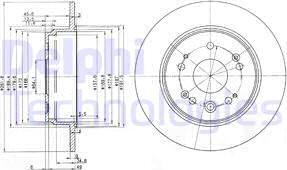 Delphi BG3979 - Kočioni disk www.molydon.hr