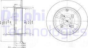 Delphi BG3974 - Kočioni disk www.molydon.hr