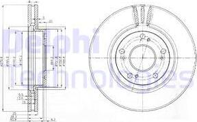 Delphi BG3977 - Kočioni disk www.molydon.hr