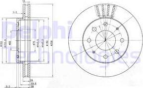 Delphi BG3401 - Kočioni disk www.molydon.hr