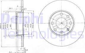 Delphi BG3402 - Kočioni disk www.molydon.hr