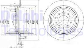 Delphi BG3419 - Kočioni disk www.molydon.hr