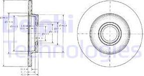 Delphi BG3416 - Kočioni disk www.molydon.hr