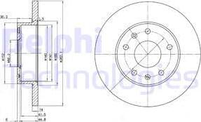 Delphi BG3426 - Kočioni disk www.molydon.hr