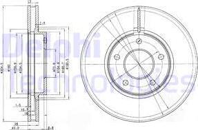 Delphi BG3547 - Kočioni disk www.molydon.hr