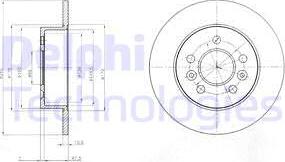 Delphi BG3552 - Kočioni disk www.molydon.hr