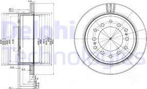 Delphi BG3557 - Kočioni disk www.molydon.hr