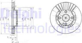 Delphi BG3509 - Kočioni disk www.molydon.hr