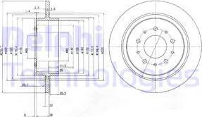 Delphi BG3502 - Kočioni disk www.molydon.hr