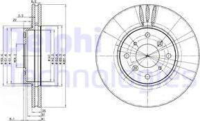 Delphi BG3516 - Kočioni disk www.molydon.hr