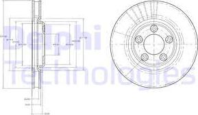 Delphi BG3511 - Kočioni disk www.molydon.hr