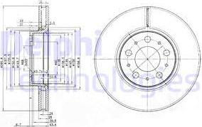 Delphi BG3513 - Kočioni disk www.molydon.hr