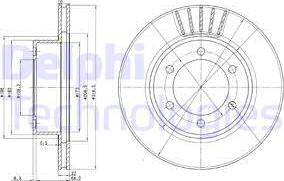 Delphi BG3535 - Kočioni disk www.molydon.hr