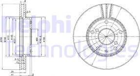 Delphi BG3531 - Kočioni disk www.molydon.hr