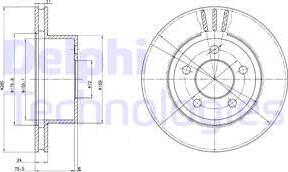 Delphi BG3533 - Kočioni disk www.molydon.hr