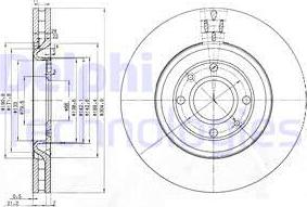 Delphi BG3529 - Kočioni disk www.molydon.hr