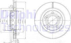 Delphi BG3525 - Kočioni disk www.molydon.hr