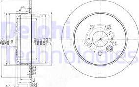 Delphi BG3691 - Kočioni disk www.molydon.hr