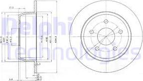 Delphi BG3660 - Kočioni disk www.molydon.hr