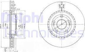 Delphi BG3685 - Kočioni disk www.molydon.hr