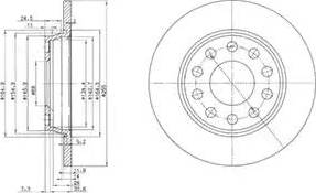 Delphi BG3674 - Kočioni disk www.molydon.hr