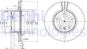 Delphi BG3043 - Kočioni disk www.molydon.hr