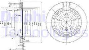 Delphi BG3042 - Kočioni disk www.molydon.hr