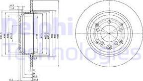 Delphi BG3060 - Kočioni disk www.molydon.hr