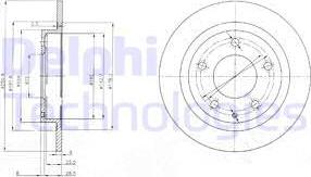 Delphi BG3084 - Kočioni disk www.molydon.hr