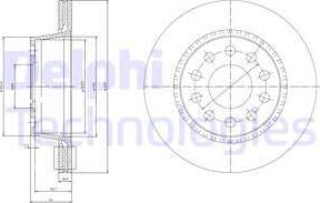 Delphi BG3031 - Kočioni disk www.molydon.hr