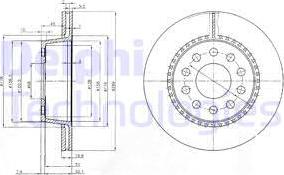 Delphi BG3029 - Kočioni disk www.molydon.hr