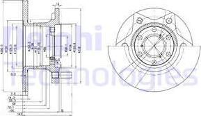 Delphi BG302 - Kočioni disk www.molydon.hr