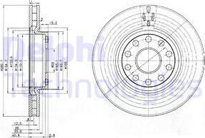 Delphi BG3078 - Kočioni disk www.molydon.hr