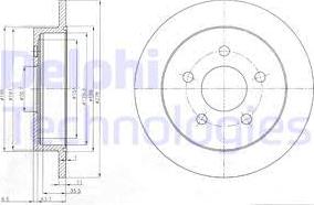 Delphi BG3143 - Kočioni disk www.molydon.hr