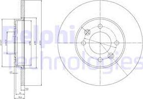 Delphi BG3147 - Kočioni disk www.molydon.hr