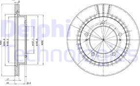 Delphi BG3158 - Kočioni disk www.molydon.hr