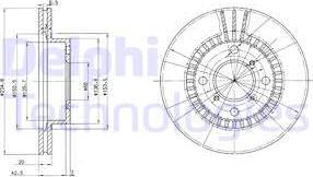 Delphi BG3160 - Kočioni disk www.molydon.hr