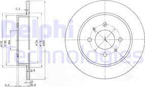 Delphi BG3102 - Kočioni disk www.molydon.hr