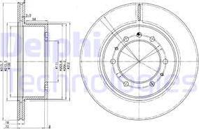 Delphi BG3117 - Kočioni disk www.molydon.hr