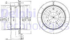 Delphi BG3188 - Kočioni disk www.molydon.hr