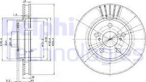 Delphi BG3187 - Kočioni disk www.molydon.hr