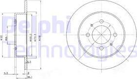 Delphi BG3125 - Kočioni disk www.molydon.hr