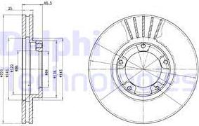 Delphi BG3174 - Kočioni disk www.molydon.hr