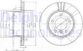 Delphi BG3899C-18B1 - Kočioni disk www.molydon.hr