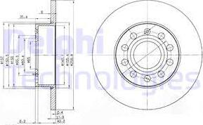 Delphi BG3890 - Kočioni disk www.molydon.hr