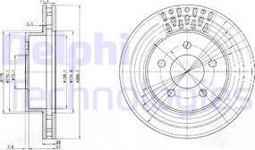 Delphi BG3846 - Kočioni disk www.molydon.hr