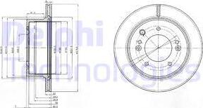 Delphi BG3859 - Kočioni disk www.molydon.hr