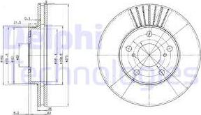 Delphi BG3856 - Kočioni disk www.molydon.hr