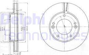 Delphi BG3858 - Kočioni disk www.molydon.hr